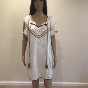 Banjara Ivory Top with Embroidery